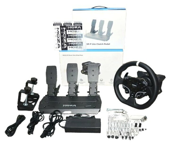 楽天市場】☆極美品！MOZA RACING R5 ステアリングコントローラー 