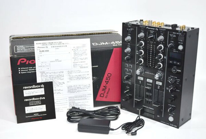 楽天市場】☆極美品！Pioneer パイオニア DJM-450 DJミキサー 2018年製 