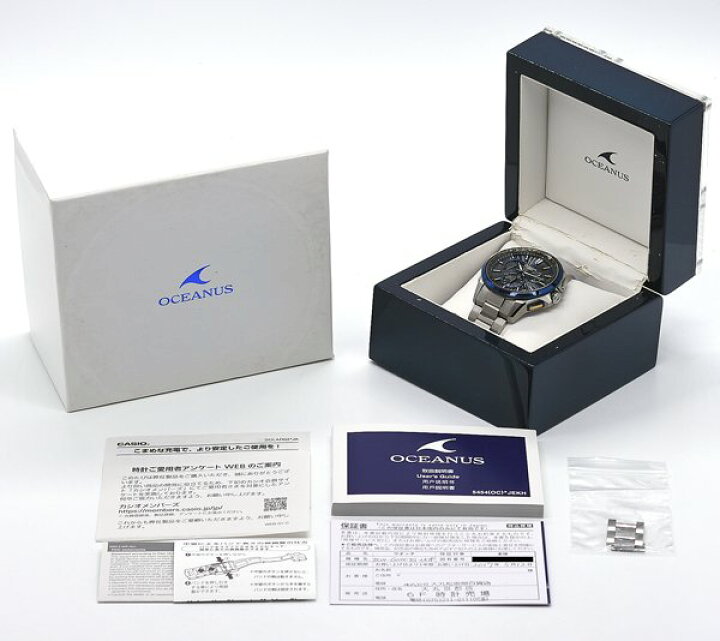 楽天市場】送料無料！☆箱保付！美品！CASIO カシオ OCEANUS 