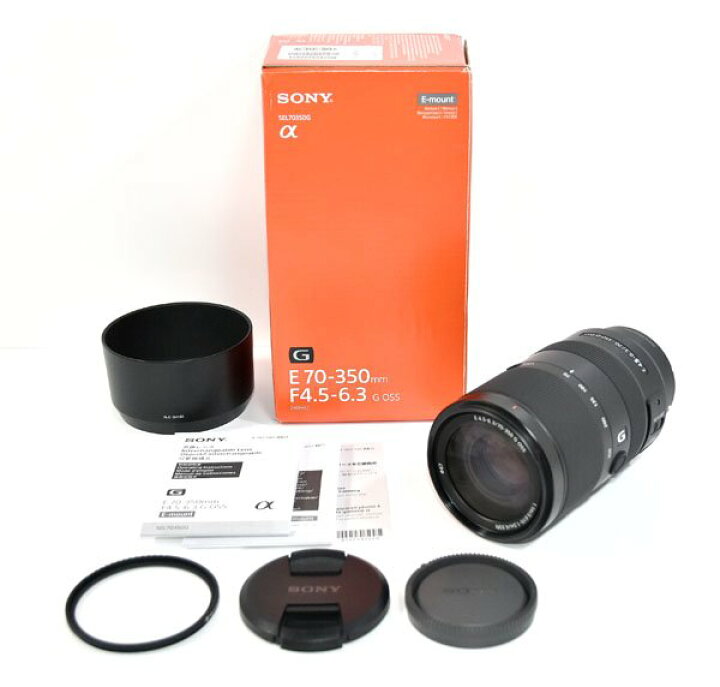 楽天市場】☆極美品！SONY ソニー E 70-350mm F4.5-6.3 G OSS  