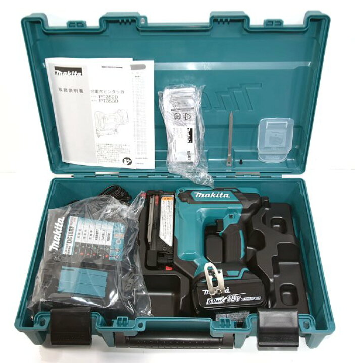 楽天市場】☆新品！未使用！Makita マキタ PT353DRG 充電式ピンタッカ 