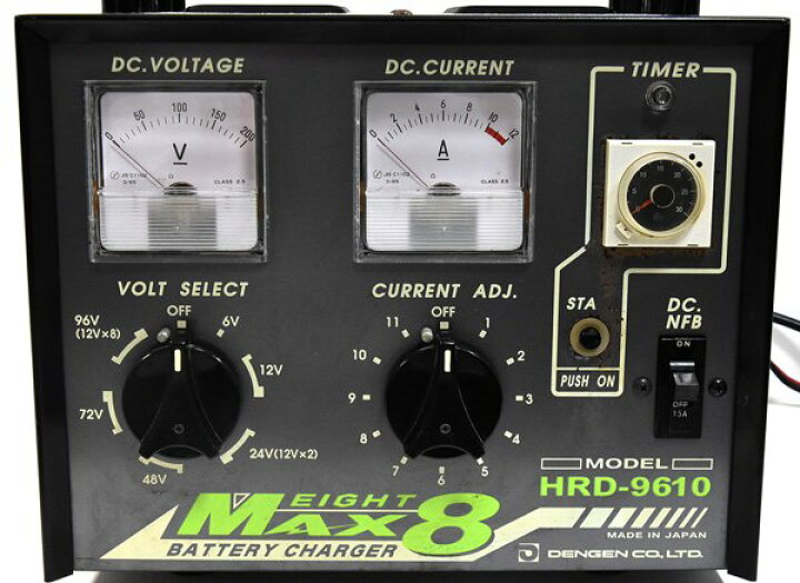 楽天市場】☆DENGEN デンゲン MAX EIGHT8 HRD-9610 MAX8 バッテリー 