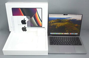 �����t Apple �A�b�v�� MacBook Pro 14.2�C���` MKGP3J/A �X�y�[�X�O���C Apple M1 SSD 512GB 16GB �m�[�gPC