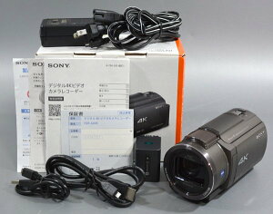 �����t SONY �\�j�[ Handycam FDR-AX45 TI �u�����Y�u���E�� �f�W�^�� 4K �r�f�I�J���� �n���f�B�J��