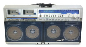 簡易動作確認済 当時物 SHARP シャープ GF-1000 THE SEARCHER-W 大型 ラジカセ Wラジカセ ザ・サーチャーW 昭和レトロ