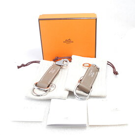 エルメス HERMES アタッシュ ソワ/バッグストラップ エトゥープ×シルバー金具 Y刻 2020年製【未使用品】