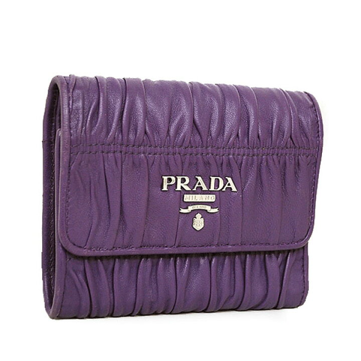 楽天市場】【送料無料】【本物】PRADA☆プラダ☆三つ折り財布 