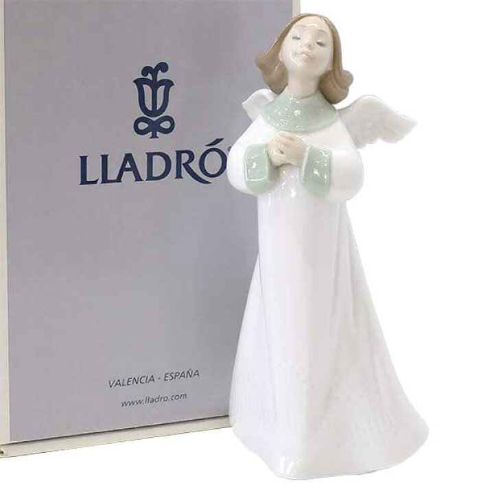 楽天市場】【送料無料】【本物】希少☆LLADRO☆リヤドロ☆天使の願い  