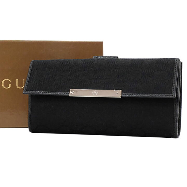 楽天市場】送料無料 本物 美品 GUCCI グッチ 両面長財布 112715 