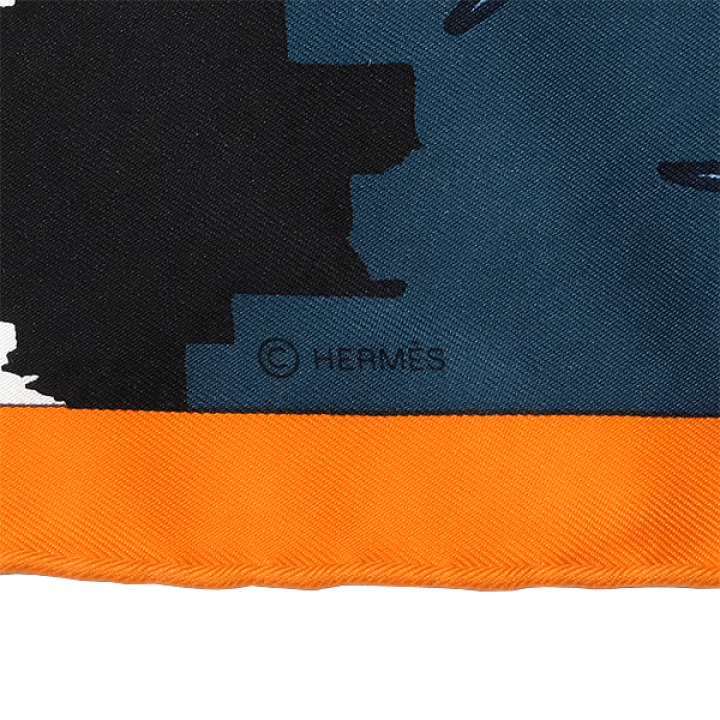 楽天市場】送料無料 本物 HERMES エルメス カレ90 Space Shopping au 