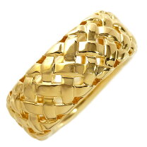 楽天市場】ティファニー k18 メッシュ リングの通販 