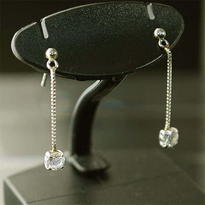 楽天市場】【送料無料】【本物】一粒ダイヤモンドピアス☆PT900  