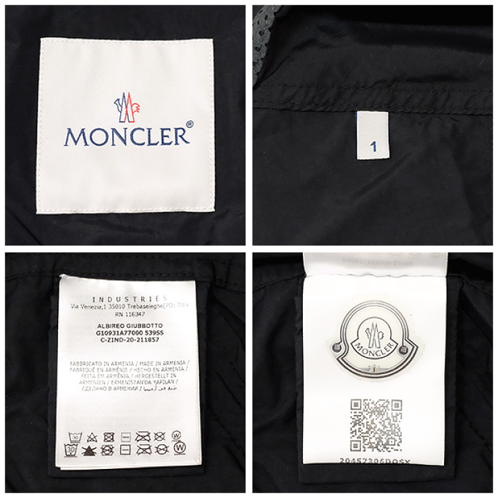楽天市場】【送料無料】【本物】人気☆MONCLER☆モンクレール☆ALBIREO
