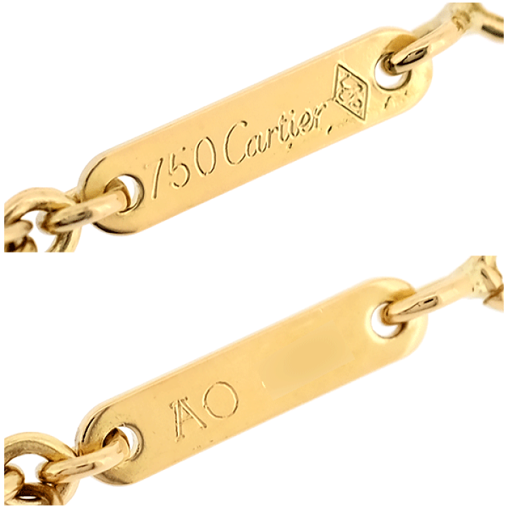 楽天市場】【送料無料】【本物】Cartier☆カルティエ☆750YG 楽天市場】【送料無料】【本物】Cartier☆カルティエ☆750YG