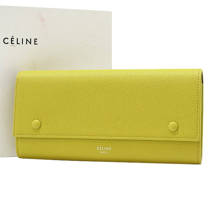 楽天市場】【送料無料】【本物】人気☆CELINE☆セリーヌ☆フラップ長 