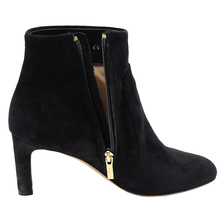 美品　フェラガモ　ショートブーツ　黒　37 フェラガモ ショートブーツ 8.5