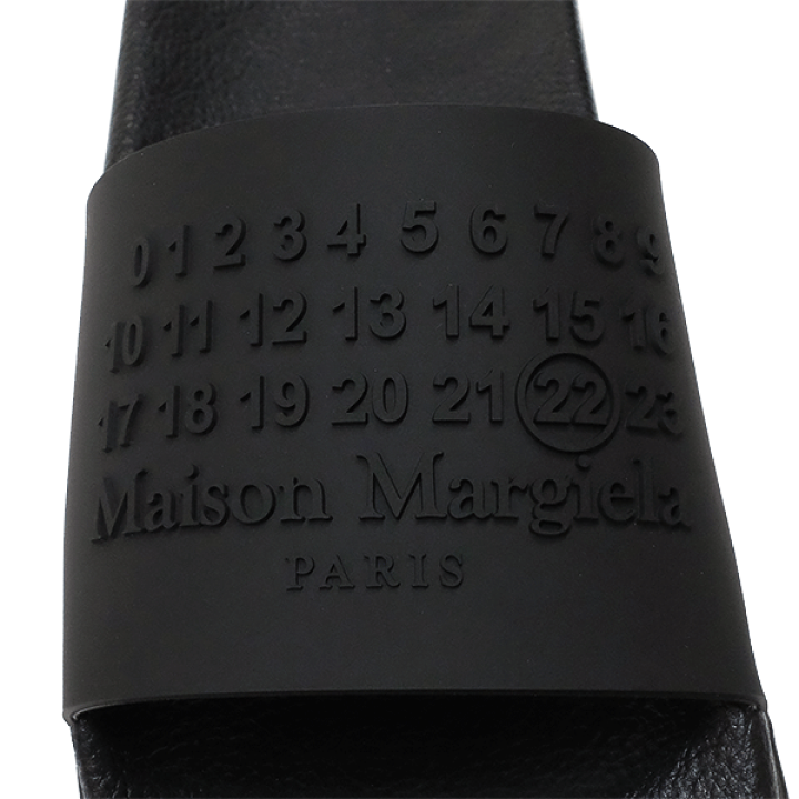 新品 未使用 メゾン マルジェラ サンダル ブラック 黒 メンズ 27cm 42 Maison Margiela(メゾンマルジェラ) クロスストラップサンダル