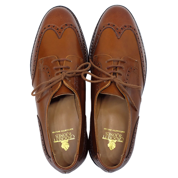 楽天市場】【送料無料】【本物】美品☆CROCKETT＆JONES☆クロケット 