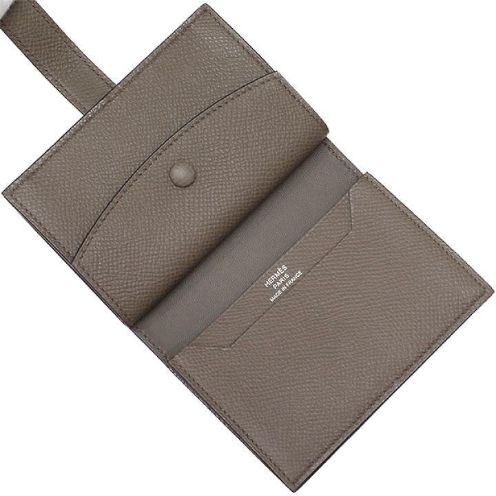 HERMES / ベアンミニ エタン ヴォーエプソン U刻印 二つ折り財布 楽天