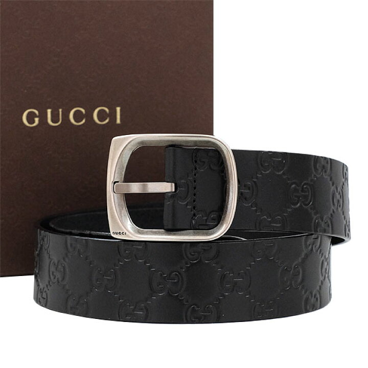 楽天市場】【送料無料】【本物】GUCCI☆グッチシマ☆メンズベルト  