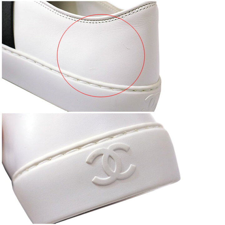 楽天市場】【送料無料】【本物】美品☆CHANEL☆シャネル☆スリッポン 