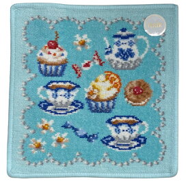 フェイラー FEILER タオルハンカチ スウィートトリート ペールグリーン 限定デザイン カフェ紅茶 お菓子 2025新作 母の日 敬老の日