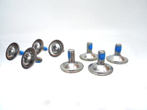 �w�V���[�g�r�X�xSP614�����b�V���[8�����r�X8�{�����BURTON/FLUX/SALOMON/K2/ROME���y�ɂݎ~�ߕt���I�K�тȂ��X�e�����X��/�ێM�@M6×15�A5mm�@8�{�Z�b�g�z�����[���֑��������ł�