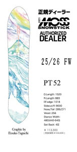 25-26FW MOSS SNOWSTICK�yPT 52 Graphic /�s�[�e�B�[52 �O���t�B�b�N�z�w���ʌ���v���[���g�����I���T�I���o���܂�!�x MOSS SNOWSTICK�E���X�X�m�[�X�e�b�N�w���KDEALER�x