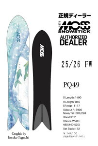 �Ō��1�{�I25-26FW MOSS SNOWSTICK�yPQ 49�@Graphic�@Edition /�s�B�[�L���[49�@�O���b�t�B�b�N�@�G�f�B�b�V�����z�w���ʌ���v���[���g�����I���T�I���o���܂�!�x MOSS SNOWSTICK�E���X�X�m�[�X�e�b�N�w