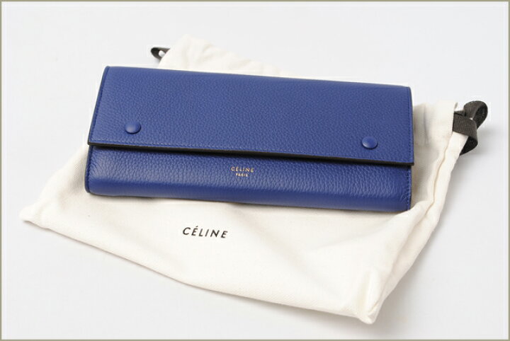 楽天市場】セリーヌ 長財布 CELINE カーフスキン INDIGO/インディゴ 