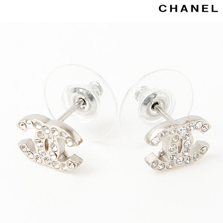 楽天市場】シャネル CHANEL ピアス A26210 CCマーク ラインストーン  