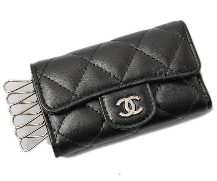 楽天市場】シャネル キーケース CHANEL 6連 マトラッセ ラムスキン  