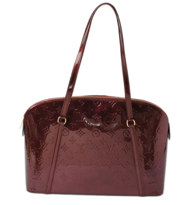 LOUIS VUITTON ヴェルニ アヴァロンMM バーガンディ トートバッグ 中古 