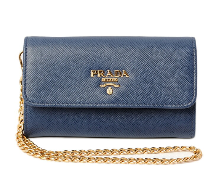 楽天市場】プラダ 財布/ミニ財布 PRADA 折財布/チェーン付 1MC015 