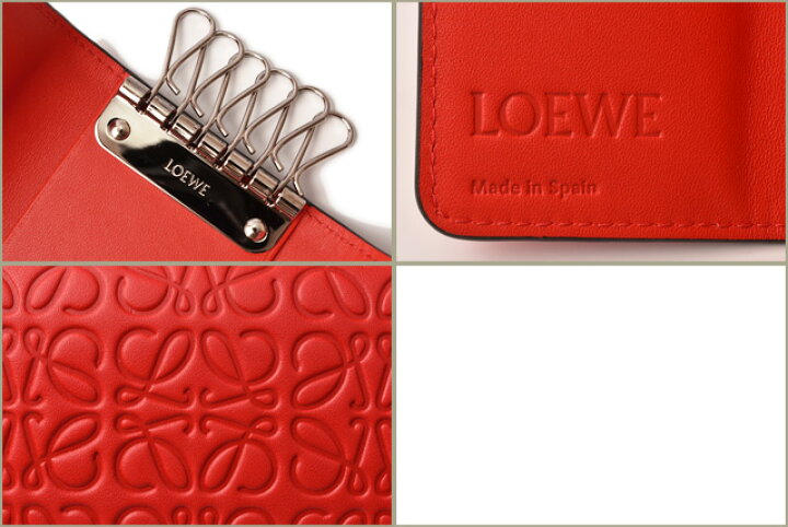 楽天市場】ロエベ キーケース LOEWE 6連 アナグラム プライマリー  