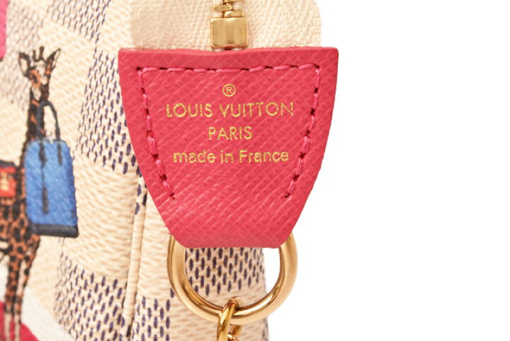 Louis Vuitton Damier Azur Mini Pochette Accessories 2017 N62200