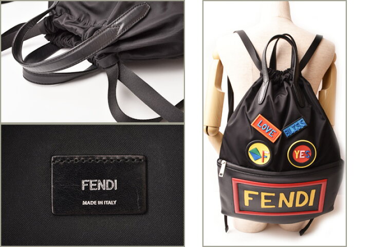 楽天市場】フェンディ バックパック/リュックサック FENDI フェイス 