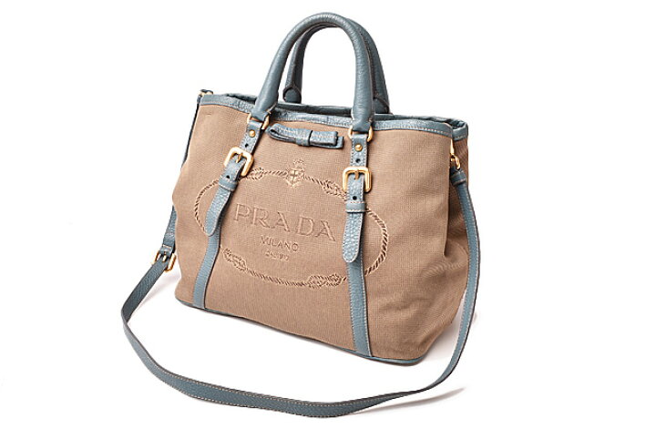 楽天市場】プラダ ハンドバッグ/ショルダーバッグ 2way PRADA ロゴ  