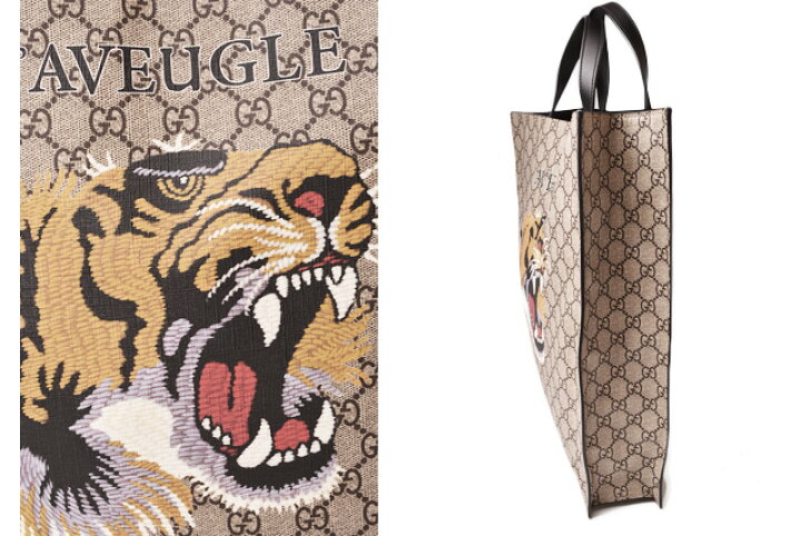 楽天市場】グッチ トートバッグ/ショルダーバッグ GUCCI ベンガル/虎 