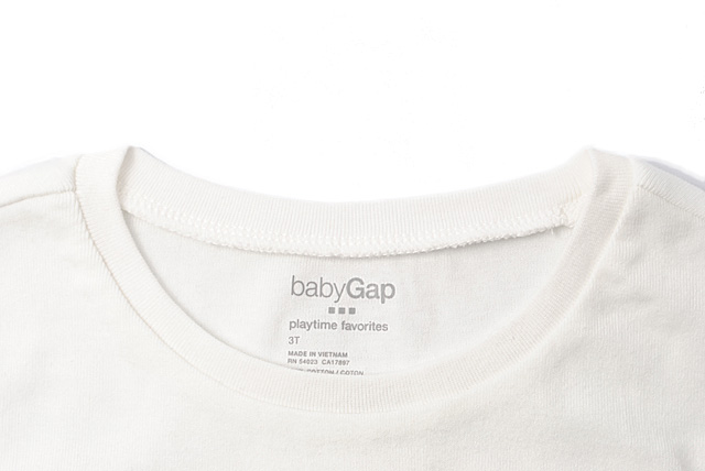 GAP ギャップ Tシャツ/トップス キッズ 女の子 出産祝い babyGAP KIDS ロゴ/ホワイト | Import Shop P.I.T.