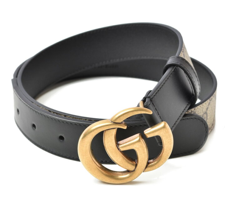 楽天市場】グッチ ベルト 男女兼用 サイズ80 GUCCI ダブルGバックル GG  