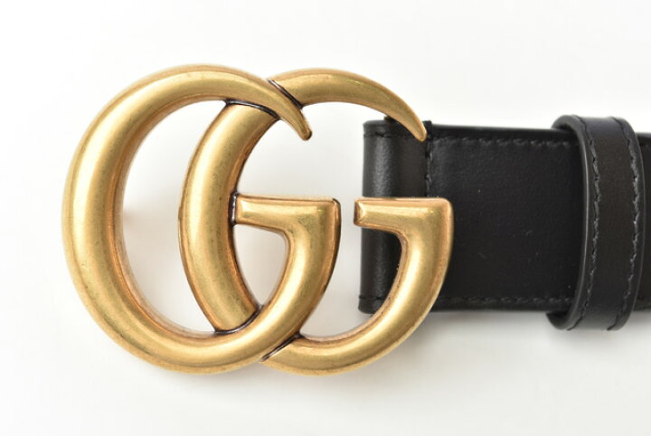 楽天市場】グッチ ベルト 男女兼用 サイズ80 GUCCI ダブルGバックル GG  