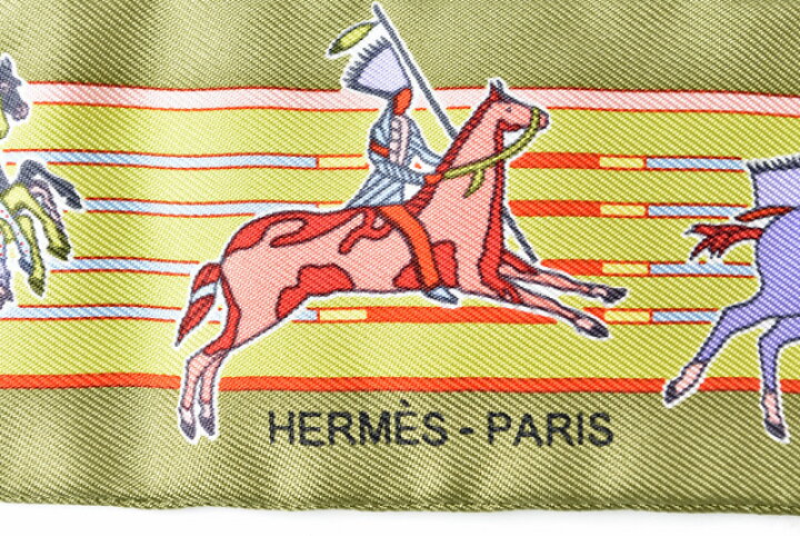 楽天市場】エルメス ツイリー スカーフ HERMES シルクツイル H 