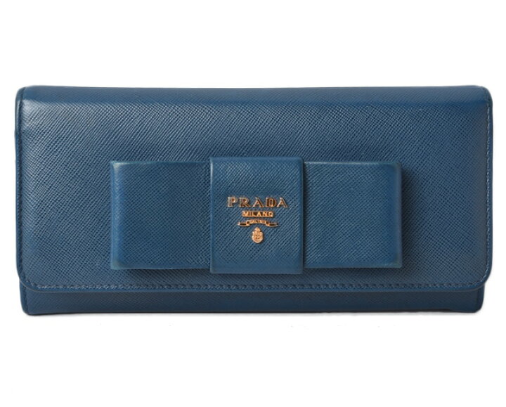 楽天市場】プラダ 財布 PRADA 長財布/パスケース付 1MH132 BLUETTE 