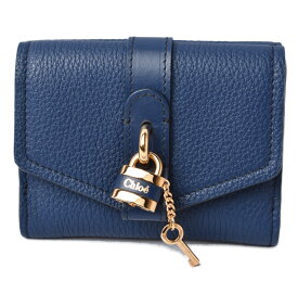 クロエ ミニ財布/ミニウォレット Chloe 財布 ABY/アビー スモールトリフォールドウォレット BLUE/ブルー