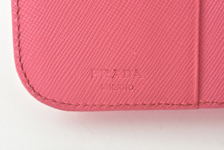 楽天市場】プラダ 財布 PRADA 折財布 M522A SAFFIANO/型押しレザー 