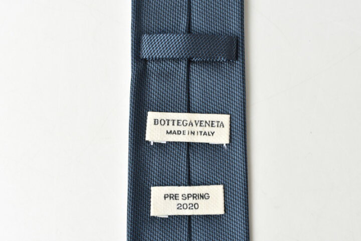 楽天市場】ボッテガヴェネタ ネクタイ BOTTEGA VENETA ロゴ刺繍 ブルー 