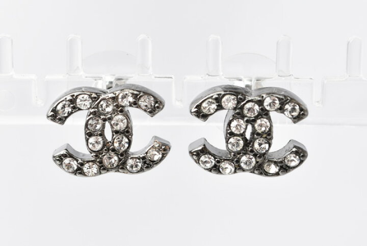 楽天市場】シャネル ピアス CHANEL ピアス ロゴ/CC ココマーク ライン 
