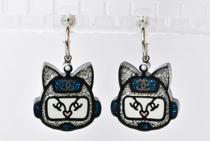 楽天市場】シャネル ピアス CHANEL アクセサリー ネコ ロボット