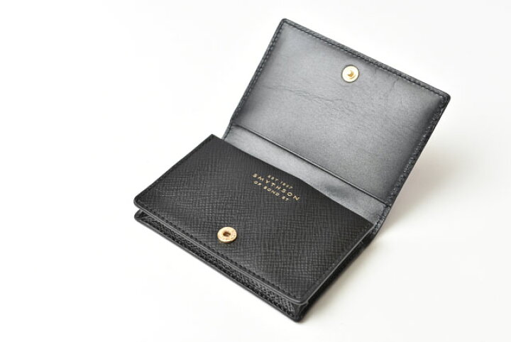 楽天市場】スマイソン 名刺入れ/カードケース SMYTHSON レザー 二  